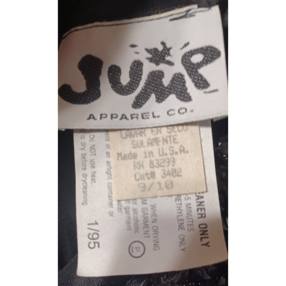 VTG JUMP Women's 9/10 Black Formal Dress With Beading in front, Strappy - Picture 8 of 10